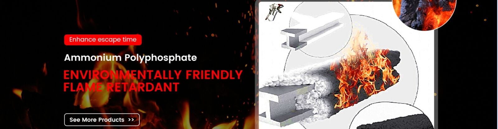 qualidade Chama do Polyphosphate do amônio retardador Fábrica